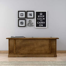 Homemania 1014_PF Cassapanca Alma, Noce in Legno, 120 x 35 x 45 cm