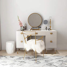 Specchio da Parete Specchio da Bagno Nordic ferro da stiro bagno Specchio, Golden rotondo tavolo Specchio, specchio di trucco, Specchio da toilette, Dressing Specchio, specchio da rasatura, specchio a