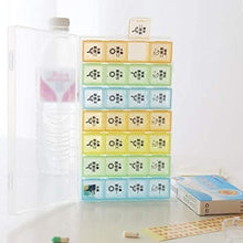 Astuccio portapillole Comodo Pillola combinata di Grandi Dimensioni Box Aged Dispensing Closed Accessori Pillola Trasparente Scatola Portatile Organizer per Pillole