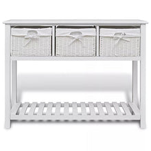 Tidyard Credenza di Stoccaggio Bianca,Credenza Stoccaggio Moderna con Cestino Bianca d'Ingresso/Salotto/Soggiorno