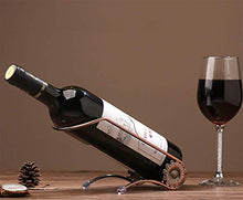 ZYNWW Portabottiglie per Vino dal Design, Cremagliera del Vino del Bello E Pratico Portabottiglie Vino Creativo del Supporto Bottiglia Artigianato Ornamenti.