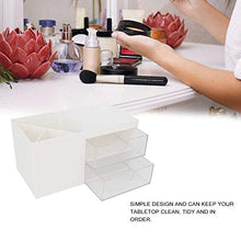 Jadeshay Scatola di immagazzinaggio Cassetto Multifunzione da scrivania Articoli di cancelleria per Gioielli Scatola di immagazzinaggio Porta Container Porta casa(Bianca)