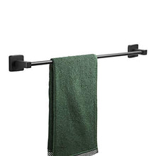 Porta asciugamano da bagno/cucina accessori portasciugamani Hanger 40 cm in acciaio INOX nero pittura Leekayer