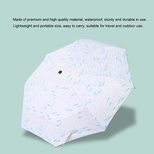 Ombrello da Pioggia Leggero e Portatile UPF> 50 Cartoon Fish Pattern Automatico a Tre Pieghe 100% Brond novità per giornate di Pioggia e giornate di Sole