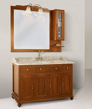 Global Trade Mobile Bagno con pensile e lavabo sottopiano Linea Stuart 127x57 cm cod. 103/p