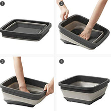 Bycws Pietino Pieghevole, Lavabo Pieghevole Lavandino Leggero Portatile Lavabo Pieghevole in plastica Lavatoio Gratuito per la casa Camping Cucina Esterna BBQ