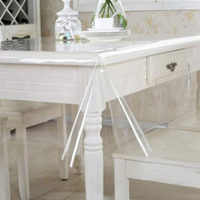 seveni Tovaglia, Tovaglia Impermeabile in PVC in Vetro Morbido Anti-scottatura Tappetino per caffè Trasparente A Prova di Olio Trasparente Lastra di Crist(0.25mm)(120x140cm/47.24x55.12in)
