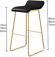 Yxsd Sgabello Bar Bar Chair Sgabelli Bar Semplice Creativa Bar Stool Moda Alto Sgabello Sgabelli semplici for Kitchen Bar (Color : E, Size : 75cm)