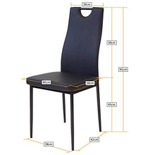 Albatros 2915 Salerno Set di 6 sedie da Pranzo, Bianco