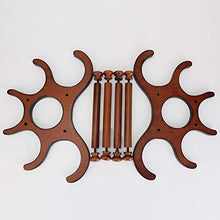 Scaffale Legno Porta Vino Pratico Scaffale Per Bottiglie Di Vino Portabottiglie Per Vino - Decorazioni Per La Casa Portabottiglie, Può Contenere 6 Bottiglie Di Vino Rosso