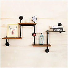 MoDi Wine Rack Retro Style Industriale Tubo di Acqua a Parete Vino Rack (L120CM * W20CM * H90CM)