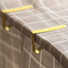 SOONPAM Mollette per tovaglia, mollette da tavolo, per picnic, tovaglia all'aperto, in acciaio inox, per picnic, laurea, feste, matrimoni, confezione da 8