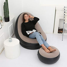 XIAMIMI Divano casa Pompa elettrica Gonfiabile Divano Letto Singolo Esterna Portatile Gonfiabile sofà Pigro casa,C