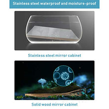Mobile Bagno, con specchi 2 Ante e 3 Ante | Montato a Parete | LED Atmosfera Luce | per armadietto per Rasoio cosmetico