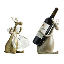 Vino Botte di Rovere, Portabottiglie Da Vino, Alce Retrò Creativo Può Essere Collocato Vino Rosso Vino Ornamenti In Vetro Per Soggiorno Ristorante Bar Decorazioni Armadi Vino, Regali Di Natale Vacanze