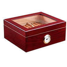 Vassoio di Cenere di Sigaro Cedar Cigar Humidor - con igrometro e umidificatore Versatile Strong Seal Resistente all'Usura