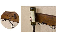 Scaffale Legno Porta Vino Scaffale Vini A Muro Porta Bottiglie E Vetro - Portabottiglie Da Parete, Portabottiglie Da Vino, Cucina Domestica E Decorazione Bar