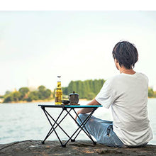 Tavolo Pieghevole Portatile Tavolo da Campeggio in Lega di Alluminio con Borsa per Il Trasporto, Portata Massima 30 kg, Adatto per Picnic in Campeggio, Spiaggia, Barbecue da Giardino