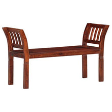 vidaXL Legno Massello di Acacia Panca Panchina Sedile Sediletto Mobile da Ingresso Arredo da Cucina Arredamento in Legno Seduta 111 cm