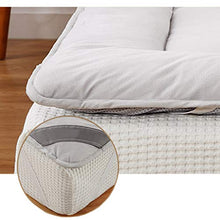 QVIVI Materasso Futon, Pieghevole Tatami Pad Imbottito Portatile Morbido E Traspirante Materassi da Pavimento Futon per Campeggio Domestico 1.5 * 2M