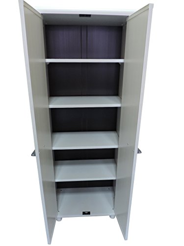 Casa dolce casa Armadio Alto, Mobile per Interni ed Esterni con 2 Ante e 5 Ripiani.