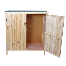 Mendler Armadietto Armadio Ufficio Cantina Garage HWC-D56 55x115x120cm Legno Naturale