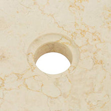 Festnight Lavandino da Bagno Appoggio Rotondo in Pietra Marmo Nero/Crema 40x12 cm,Lavabo Bagno Appoggio Rotondo in Pietra,Lavandino Appoggio,Lavabo Appoggio,Lavandino in Pietra,Lavabo in Pietra