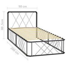 SKM Giroletto Grigio in Metallo 90x200 cm (19kg)