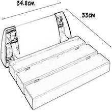 Z-SEAT Sgabelli per Doccia a Parete Pieghevoli Sgabello per Doccia in Legno fissato al Muro Sgabello per Doccia Pieghevole in Legno Sgabello per Anziani/disabili Sgabello