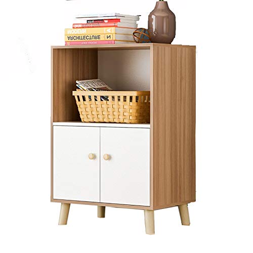 MOMIN Credenza con Cassetti Libreria dell'Armadio di stoccaggio con Porte, armadietto da Bagno, credenza per Soggiorno Camera da Letto (Color : Wood, Size : 60x39x94cm)