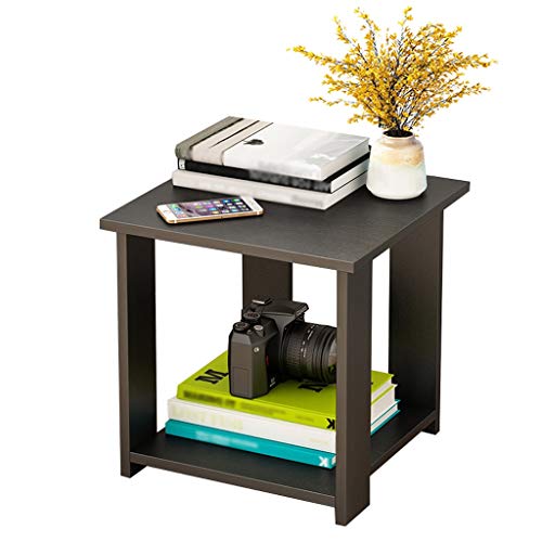 Comodino Assemblea Domestica Piccolo Ultra Narrow Mini Storage Box Locker Camera Studio Corridoio Nero 30X30X31cm FANJIANI
