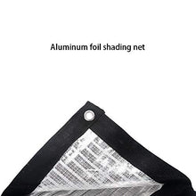 HBHHB Foglio di Alluminio Rete Ombreggiante Tasso di Ombreggiatura del 75% Telo Ombreggiante Rinforzo Addensare Vela Ombreggiante Protezione UV Anti-Aging per Piante, Serre(Argento),2X3m