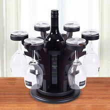 LHQ-HQ Wine Rack, Legno Solido Europeo del Calice del Vino Creativo cremagliera Upside Down Home Display Vino Shelf Decoration Ornamenti