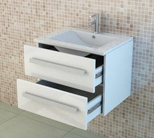 Jet-line Mobile da bagno Arosa in bianco Mobile bagno Lavabo Set di vanità Mobile da bagno con lavabo