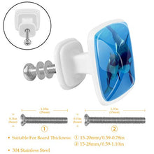 Balena assassina 4 PCS Pomelli per Porta, Pomolo per Mobile, Pomelli per Mobili con Viti, Maniglia per Armadietto, Pomelli per Porta, Pomelli per Cassetti per Porta, Armadio, Cassetto e Credenza