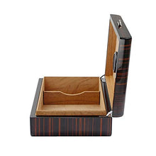Umidificatori di sigari - Scatola di sigari Scatola di sigari di Legno massello di Ebano umidità di Sigaro a Sigaro tenero Dimensioni: 28x20.5x10cm Cedro Spagnolo Contenitore di immagazzinaggio