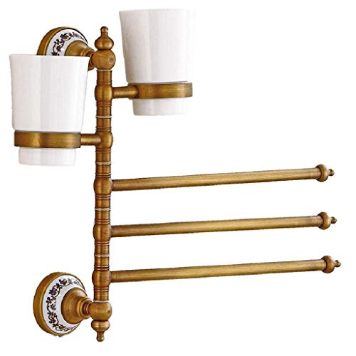 ZHIJINGKEJI Portasciugamani for Bagno - - portasciugamani Swing Out Portasciugamani - Risparmio di spazio Swinging Portasciugamani for Bagno - Parete supporto del tovagliolo Organizer- Facile da insta