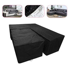 GYHH Copertura Mobilia Giardino, Fodera per Divano Ad Angolo per Esterni, Fodera per Polvere da Tavolo,Panno Oxford 210D - Crema Solare E Idrorepellente (Square: 155 * 95 * 68cm)