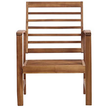 Oushome Set Divani da Giardino 4 pz in Legno Massello di Acacia