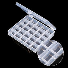 Taidda- Scatola Trasparente di immagazzinaggio dell'organizzatore, Scatola di Bobine vuote in plastica da 1pc Scatola da Cucito Scatola Trasparente di immagazzinaggio dell'organizzatore per 25 Bobine