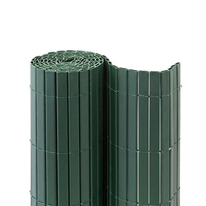 jarolift Premium Canniccio PVC per Giardino/Schermo divisore e Protettivo frangivista per Recinzione da Giardino 140 x 500 cm, Verde, Simile a RAL 6005