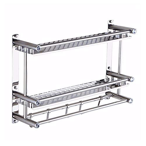MBYW Portasciugamani Moderno Portasciugamani Elegante per Il Portasciugamani, Acciaio Inossidabile, portasciugamani, Pugno-Libero, Bagno, portasciugamani, Appeso a Parete di Hardware, Bagno, Rack