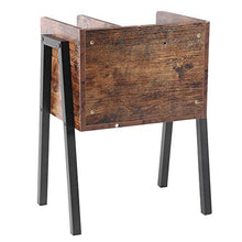 GXP Tavolino da Comodino Impilabile dell'Alto Comodino Elegante con unità di Stoccaggio Verticale Comodino in Legno