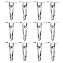 Eddwiin Acciaio Inossidabile Swing Fibbia Gancio Fisso Amaca Sedia Sospesa Cestino Pad Accessori Piastra Occhiello