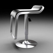 SGHH-UK Pelle sgabelli da Bar Bar Stool Faux Kitchen Sgabello Sgabello Nero Sedile Regolare 60-80cm