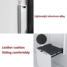 Sedile da vasca a muro per bagno,Sgabello da ingresso pieghevole per sostituzione scarpe,Sgabelli bassi in lega di alluminio sul muro di casa,Può sopportare 150 kg ( Color : Silver , Size : 43*41cm )