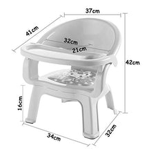 Mobili per la casa e Giardino Sgabello per Schienale per Bambini | Seggiolone in plastica con Tavolo da Pranzo Staccabile | Sgabello per Bagno | Sedia da Bagno, Resistente Max.50kg Ottomani da cuci