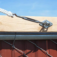 XCSOURCE 24-PCS Tenda da Sole Kit Hardware per Triangolo Rettangolo Tenda da Sole Installazione a Vela Giardino Patio Tenda da Sole Set di Accessori