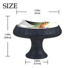 Set di 4 maniglie rotonde per armadio da cucina, credenza, cassettiera, cassettiera, con viti, per cucina, comò, armadietto, bagno, armadio