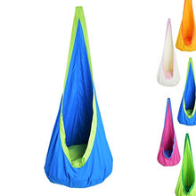 Pink Papaya Sacco-a-Dondolo Doodle per Bambini, Comoda Sedia a Dondolo con Cuscino, Sedia a Dondolo per Bambini Blu